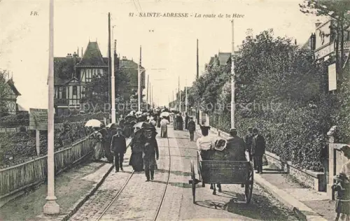 AK / Ansichtskarte SAINTE-ADREssE LE HAVRE 76 Seine-Maritime La Route de la Hève