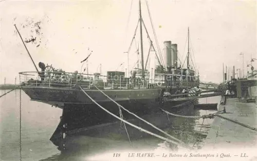 AK / Ansichtskarte LE HAVRE 76 Le Bateau de Southhampton à quai