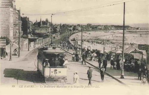 AK / Ansichtskarte LE HAVRE 76 Boulevard Maritime et la nouvelle jetée Tram