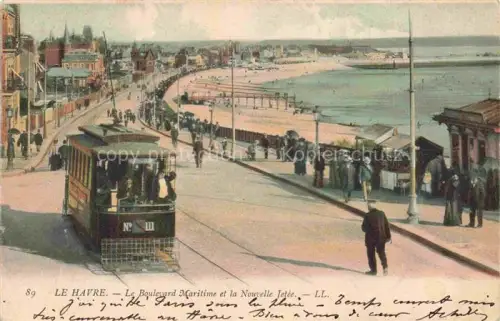 AK / Ansichtskarte LE HAVRE 76 Boulevard Maritime et la nouvelle jetée Tram