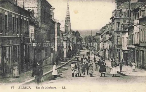 AK / Ansichtskarte ELBEUF Rouen 76 Seine-Maritime Rue du Neubourg