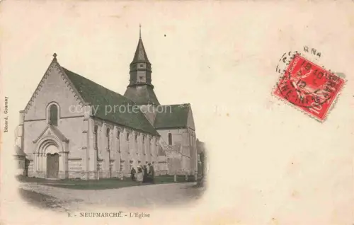 AK / Ansichtskarte Neufmarche Neuf-Marche 76 Seine-Maritime Eglise Kirche