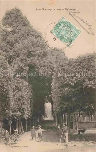 AK / Ansichtskarte Gournay-en-Bray DIEPPE 76 Seine-Maritime Avenue Rabuteau