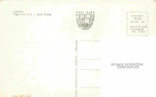 AK / Ansichtskarte LIBEREC Reichenberg CZ Fugnerova ulice palac Dunaj