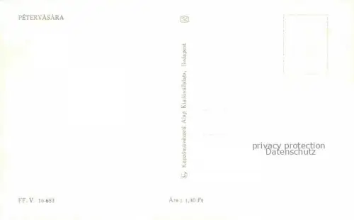 AK / Ansichtskarte Petervasara HU Monument Teilansichten