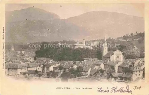 AK / Ansichtskarte CHAMBERY 73 Savoie Vue générale