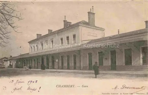 AK / Ansichtskarte CHAMBERY 73 Savoie La gare Bahnhof