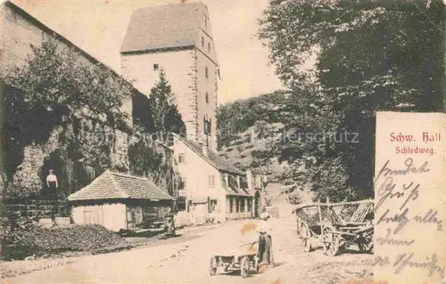 AK / Ansichtskarte Schwaebisch Hall BW Schiedweg