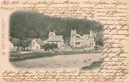 AK / Ansichtskarte Treseburg Thale Harz Sachsen-Anhalt Partie an der Bode