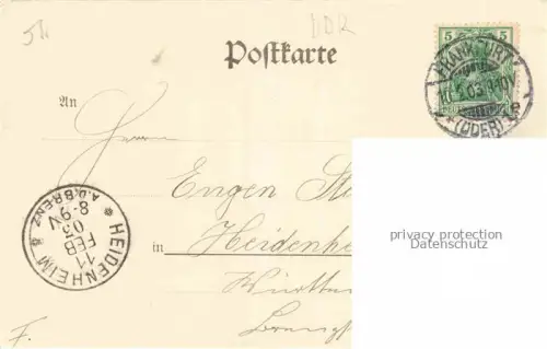 AK / Ansichtskarte FRANKFURT ODER Stadtpanorama vom Bahnhof aus gesehen