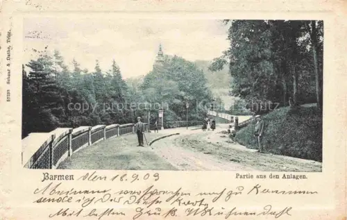 AK / Ansichtskarte Barmen Elberfeld WUPPERTAL Partie aus den Anlagen
