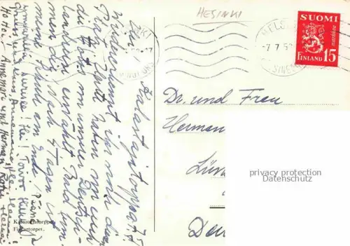 AK / Ansichtskarte HELSINKI Helsingfors Suomi Fiskartorpet