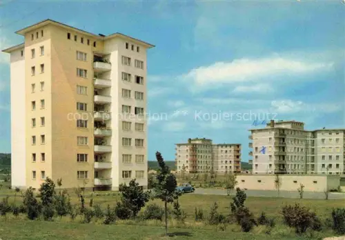 AK / Ansichtskarte Forchheim  Oberfranken Hochhaus mit Ypsilon Haeusern