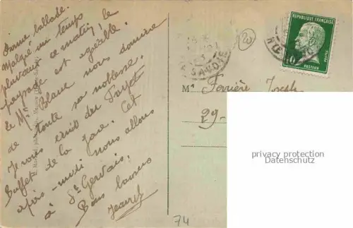 AK / Ansichtskarte Le Fayet Saint-Gervais-les-Bains Bonneville 74 Haute-Savoie Grand Hôtel de la Savoie