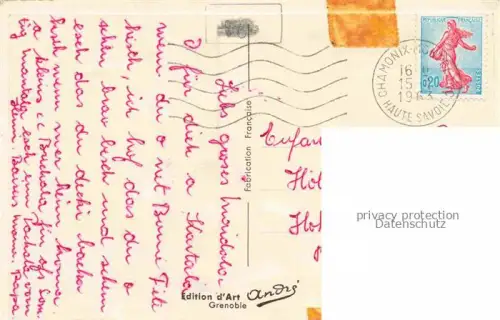 AK / Ansichtskarte CHAMONIX BONNEVILLE 74 Haute-Savoie Dans mon joli panier... Kuenstlerkarte