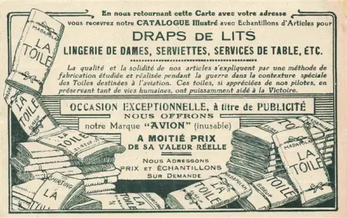 AK / Ansichtskarte ELBEUF Rouen 76 Seine-Maritime Carte Correspondence Manufacture La Toile