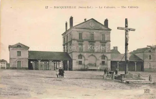 AK / Ansichtskarte Bacqueville-en-Caux Dieppe 76 Seine-Maritime Le Calvaire Croix