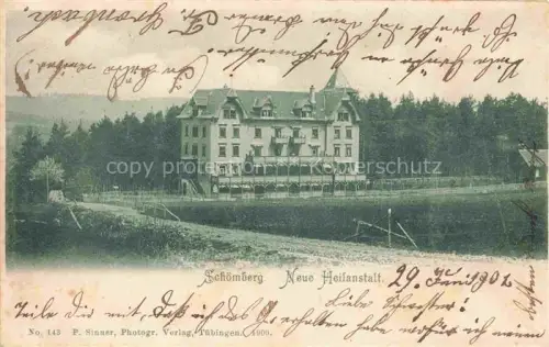 AK / Ansichtskarte Schoemberg  Schwarzwald Calw BW Neue Heilanstalt