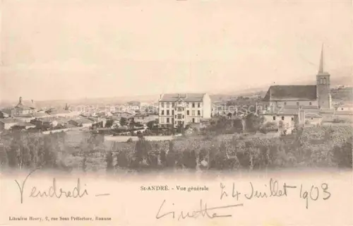 AK / Ansichtskarte St-Andre-de-Chalencon Vue générale