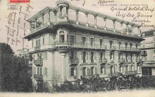 AK / Ansichtskarte AIX-LES-BAINS Chambery 73 Savoie Annexe du Grand Hôtel