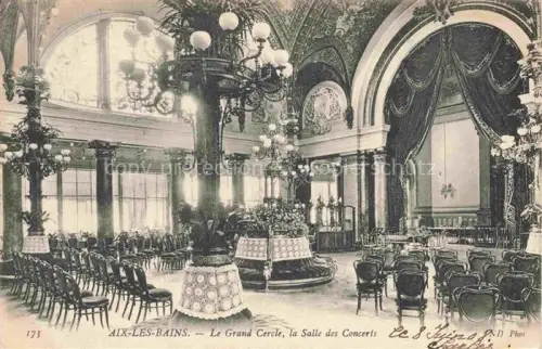 AK / Ansichtskarte AIX-LES-BAINS Chambery 73 Savoie Le Grand Cercle Salles des Concerts