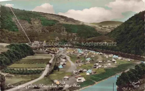 AK / Ansichtskarte Altenahr Ahrweiler Rheinland-Pfalz Panorama Campingplatz