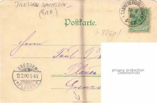 AK / Ansichtskarte Blankenstein Heidenau DRESDEN Sachsen Blick zur Kirche