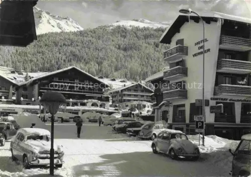 AK / Ansichtskarte Verbier Entremont VS Place Central Hotel de Verbier