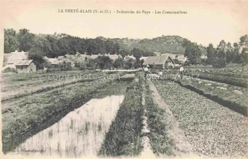 AK / Ansichtskarte La Ferte-Alais Etampes 91 Essonne Industries du Pays les cressonnières