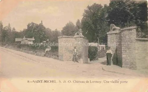 AK / Ansichtskarte Saint-Michel-sur-Orge Château de Lormoy une vielle port