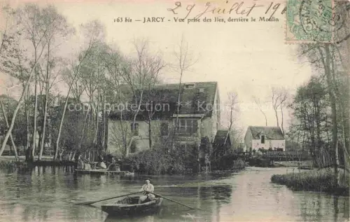 AK / Ansichtskarte Jarcy Varennes EVRY 91 Essonne Vue prise des iles derrière le moulin