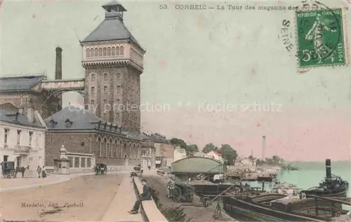 AK / Ansichtskarte CORBEIL -Essonnes 91 Essone Tour des Magasins et Grands Moulins