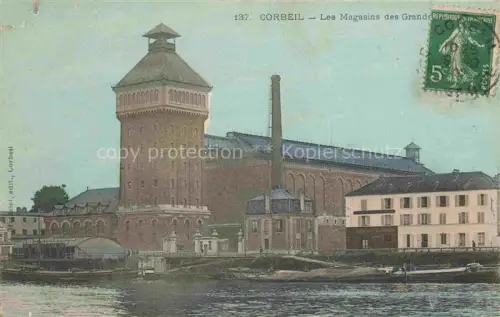 AK / Ansichtskarte CORBEIL -Essonnes 91 Essone Les Magasins des Grands Moulins