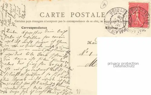 AK / Ansichtskarte PALAISEAU 91 Essonne Place de la Mairie et Rue de Paris