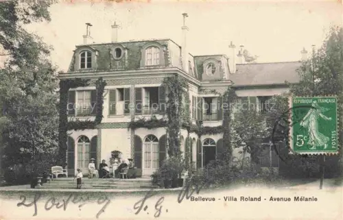 AK / Ansichtskarte BELLEVUE -MEUDON Boulogne-Billancourt 92 Hauts-de-Seine Villa Roland Avenue Mélanie