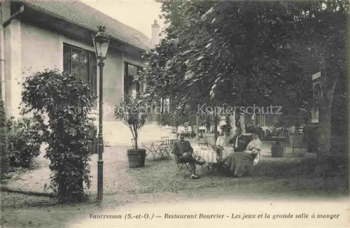 AK / Ansichtskarte Vaucresson Boulogne-Billancourt 92 Hauts-de-Seine Restaurant Bourcier les jeux et la grande salle à manger