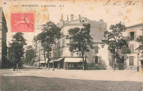 AK / Ansichtskarte Montrouge ANTONY 92 Hauts-de-Seine Le Rond-Point