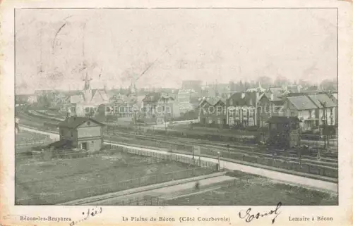 AK / Ansichtskarte BECON-LES-BRUYERES Nanterre 92 Hauts-de-Seine La Plaîne de Bécon