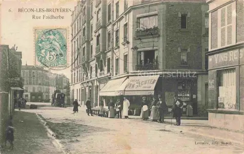 AK / Ansichtskarte BECON-LES-BRUYERES Nanterre 92 Hauts-de-Seine Rue Faidherbe