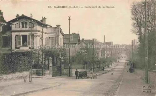 AK / Ansichtskarte Garches NANTERRE 92 Hauts-de-Seine Boulevard de la Station
