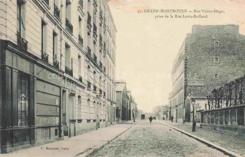 AK / Ansichtskarte Grand-Montrouge ANTONY 92 Hauts-de-Seine Rue Victor Hugo prise de la Rue Louis Rolland
