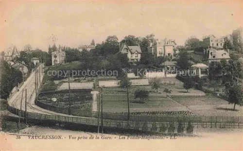 AK / Ansichtskarte Vaucresson Boulogne-Billancourt 92 Hauts-de-Seine Les Fonds-Huguenots vue prise de la gare