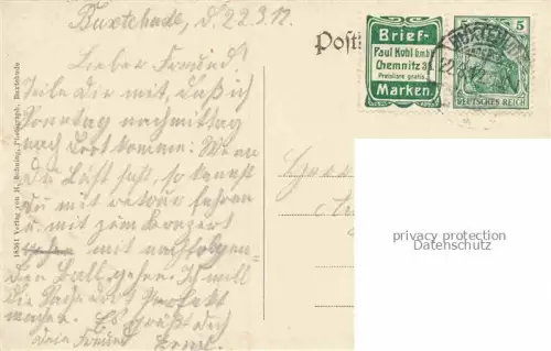 AK / Ansichtskarte Buxtehude Stade Niedersachsen Stadtpanorama