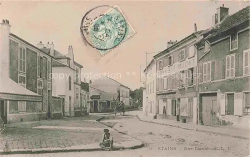 AK / Ansichtskarte Stains 93 Seine-Saint-Denis Rue Carnot