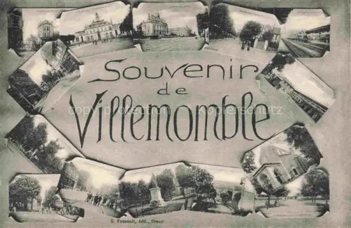 AK / Ansichtskarte Villemomble BOBIGNY 93 Seine-Saint-Denis Souvenir de la ville vues d'ensemble