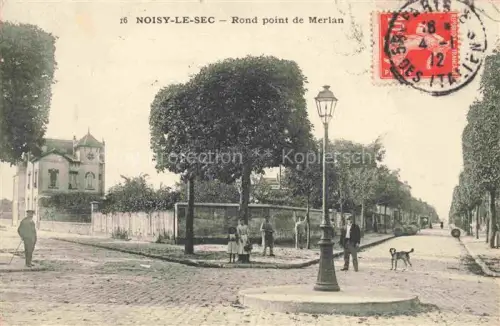 AK / Ansichtskarte Noisy-le-Sec Bobigny 93 Seine-Saint-Denis Rond point de Merlan