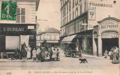 AK / Ansichtskarte Noisy-le-Sec Bobigny 93 Seine-Saint-Denis Rue Bremant et coin de la Rue du Goulet