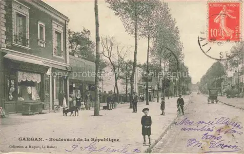 AK / Ansichtskarte Gargan-Livry 93 Seine-Saint-Denis Boulevard de la République