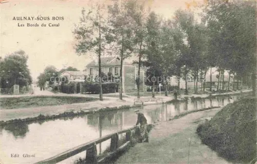 AK / Ansichtskarte AULNAY-SOUS-BOIS 93 Seine-Saint-Denis Les bords du canal
