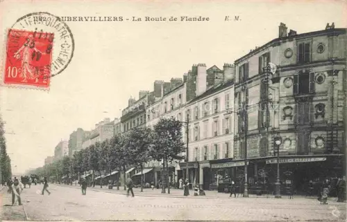 AK / Ansichtskarte AUBERVILLIERS 93 Seine-Saint-Denis Route de Flandre